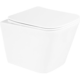 Унитаз подвесной безободковый Belbagno Due BB3103CHR/SC с крышкой микролифт фото 