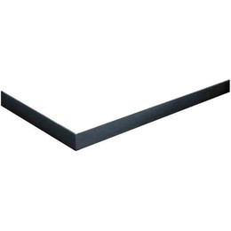 Панель для поддона Cezares TRAY-AS-A-100-100-SCR-NERO 100х100 см, черный фото 