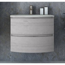 Тумба подвесная с раковиной Cezares Vague 70 см 54847, Rovere Sbiancato фото 