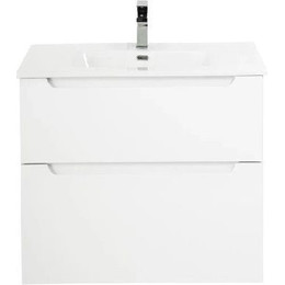 Тумба подвесная с раковиной BelBagno ETNA-H60-600-2C-SO-BL-P 60 см, Bianco Lucido, Цвет фасада: Bianco Lucido фото 