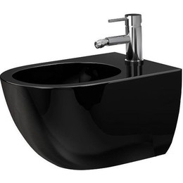 Биде подвесное CeramaLux 2197 -18, черный глянцевый фото 