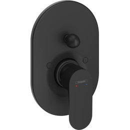 Смеситель для ванны Hansgrohe Rebris S 72449670, черный матовый фото 