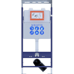 Инсталляция для унитаза Aquatek Easy Fix 51 INS-0000009 (с регулируемой верхней планкой) фото 