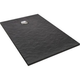 Мраморный поддон Jacob Delafon Tolbiac 120х80 см E6D331RU-NGM, черный матовый фото 