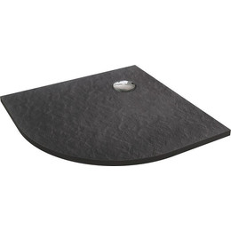 Мраморный поддон Jacob Delafon Tolbiac 90х90 см E6D329RU-NGM, черный матовый фото 