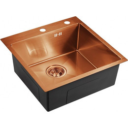 Кухонная мойка Emar EMB-117A PVD Nano Coppery 1 мм, медь, Цвет производителя: медь фото 