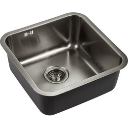 Кухонная мойка Emar EMB-127A PVD Nano Dark 0,8 мм, чёрный, Цвет производителя: чёрный фото 