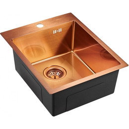 Кухонная мойка Emar EMB-128A PVD Nano Coppery 1 мм, медь, Цвет производителя: медь фото 