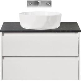 Тумба подвесная со столешницей BelBagno Kraft 90 см KRAFT-900-2C-SO-BO+KEP-90-MNO-W0 фото 