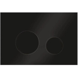 Кнопка смыва Veconi Round VFR002BL, черный матовый фото 