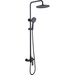 Душевая стойка Abber Weiss Insel AF8020B, черный матовый, Цвет производителя: чёрный матовый фото 
