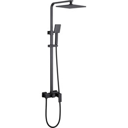 Душевая стойка Abber Daheim AF8220B, черный матовый, Цвет производителя: чёрный матовый фото 