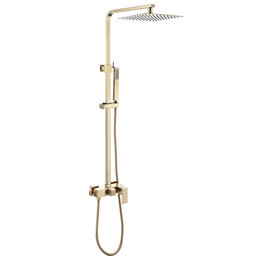Душевая стойка Abber Daheim AF8220G, золото матовое, Цвет производителя: золото матовое фото 
