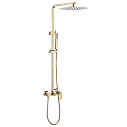 Душевая стойка Abber Daheim AF8220G, золото матовое, Цвет производителя: золото матовое фото 