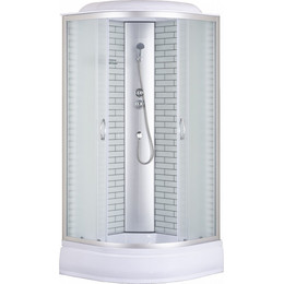 Душевая кабина Loranto 90х90 см CS-6690-25FW 90, хром/матовое фото 