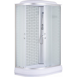 Душевая кабина Loranto 120х80 см CS-66120-20R FW 120, хром/матовое фото 