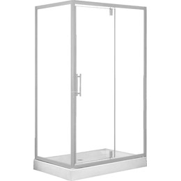 Душевое ограждение Loranto 120x80 см CS-6128C 120, хром/прозрачное фото 