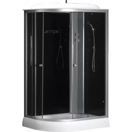 Душевая кабина Loranto 120х80 см CS-66121R G 120, хром/прозрачное фото 