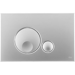 Кнопка смыва Oli Globe (механическая) 152951, хром матовый фото 