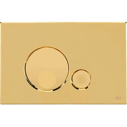 Кнопка смыва Oli Globe (механическая) 152954, золото фото 