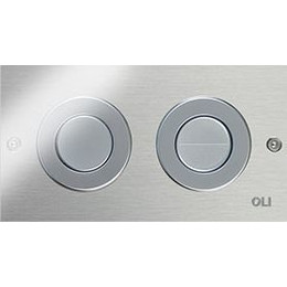 Кнопка смыва Oli Mini Trend (пневматическая) 605294, хром глянцевый фото 