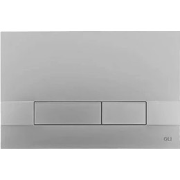 Кнопка смыва Oli Narrow Olipure (механическая) 148302, хром матовый фото 