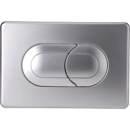 Кнопка смыва Oli Salina (пневматическая) 640086, хром матовый фото 