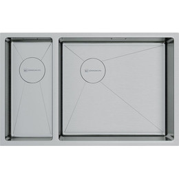 Мойка кухонная Omoikiri Taki 69-2-U/IF SIDE IN-R (4993182) 1,2 мм, нержавеющая сталь, Цвет производителя: нержавеющая сталь фото 