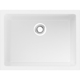 Кухонная мойка Omoikiri Okinoshima 61-U/I WH-Glossy 4993256, белый глянцевый, Цвет производителя: белый глянцевый фото 