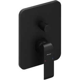 Смеситель для душа Ravak Flat - FL 065.20 X070179+X070139, чёрный матовый фото 