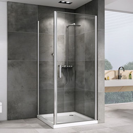 Душевое ограждение Abber Sonnenstrand 60х80 см AG04060-S80, хром/прозрачное фото 