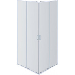 Душевое ограждение Aquatek 100x100 см AQ ARI KV 10020CH, хром/прозрачное фото 
