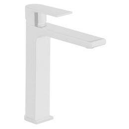 Смеситель для раковины высокий Azario Delano AZ-158445526, белый, Цвет производителя: белый фото 