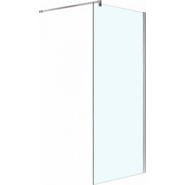 Душевая перегородка Azario Chicago Walk-in 120 см AZ-NAR6310 1200 (стекло 8 мм) с кронштейном в комплекте, хром/прозрачное фото 