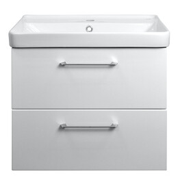 Тумба подвесная с раковиной Azario Ника 60 см CS00080143, белый фото 