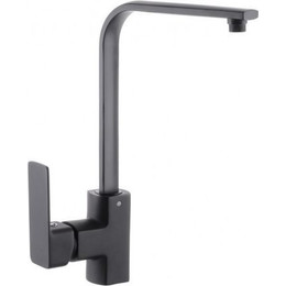 Смеситель для кухни Mixxus Premium Kubus MP0185, черный фото 