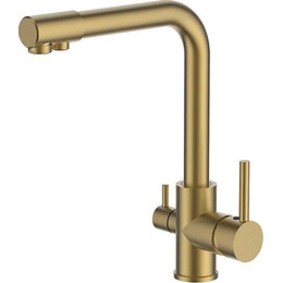 Смеситель для кухни Ledeme L4055Y-3, золото фото 