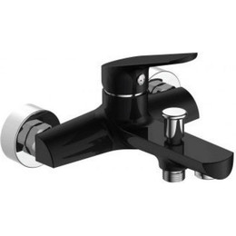 Смеситель для ванны Mixxus Premium Tiger MX0553 с душевым гарнитуром, черный фото 