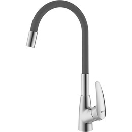 Смеситель для кухни Lemark Linara LM0415C-Black, хром/черный фото 