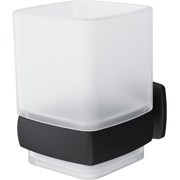 Стакан для зубных щеток AM.PM Gem A9034322, цвет чёрный фото 