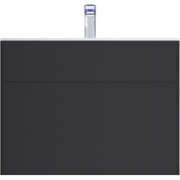 Тумба подвесная с раковиной Am.Pm Inspire 2.0 80 см M50AFHX0803GM, графит матовый фото 