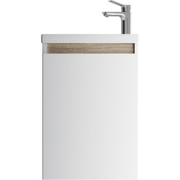 Тумба подвесная с раковиной Am.Pm X-Joy 45 см M85AFHX0451WG, белый глянцевый фото 