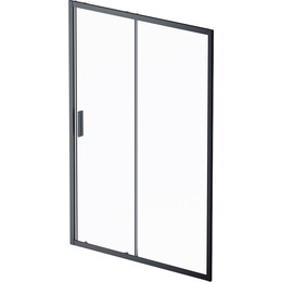 Дверь душевая Am.Pm Gem Solo 140х195 см W90G-140-1-195BT, черный/прозрачное фото 