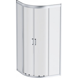 Душевое ограждение Am.Pm Gem 80х80 см W90G-401-080WT, серебро/прозрачное фото 