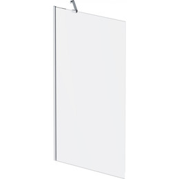Шторка для ванны Am.Pm Gem 80х140 см W90BS-080-140CM (стекло 8 мм), хром/матовое фото 
