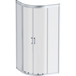 Душевое ограждение Am.Pm Gem 100х100 см W90G-401-100WT, хром/прозрачное фото 