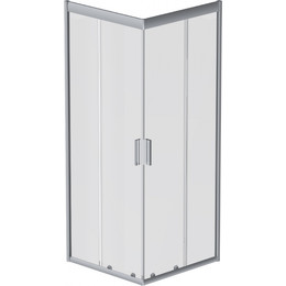 Душевое ограждение Am.Pm Gem 90х90 см W90G-403-090MT, серебро/прозрачное фото 