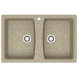 Кухонная мойка Azario Elmas CS00078334, песочный, Цвет производителя: песочный фото 