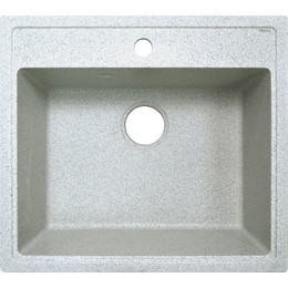 Кухонная мойка Azario Litos CS00078328, светло-серый, Цвет производителя: светло-серый фото 