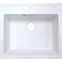 Кухонная мойка Azario Litos CS00078322, белый лёд, Цвет производителя: белый лёд фото 